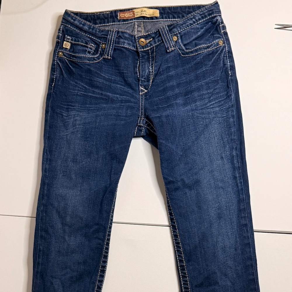 Big Star “Alex” Mid-Rise Skinny Jeans — Women’s 28